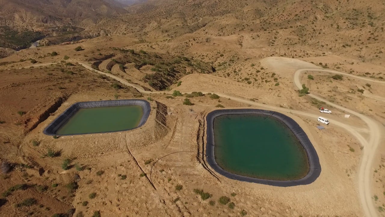 Construcción de Reservorios de agua con geomembrana en San Lucas